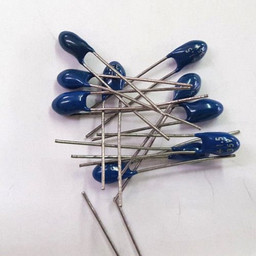 1.5uf 35v (Lot of 10) Dipped Tantalum Capacitor Radial Lead 1.5uf 35v