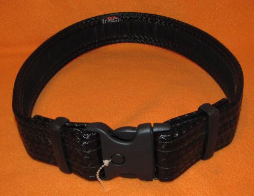 UNCLE MIKE&#039;S MIRAGE ITW TSR 210 SMALL ULTRA DUTY BELT VELCRO LINING BLACK NEW