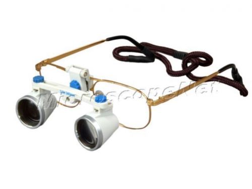 Dental surgical binocular loupes 3x/13 flip up glasses titanium frame for sale