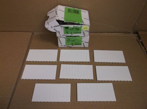 Z4.242.5053 wieland electrical new in box blank marking plate card z42425053 for sale