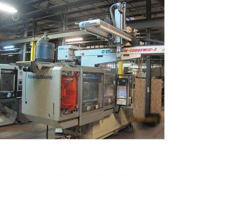 110 ton krauss maffei lsr  model km110/220lsr injection molding machine for sale