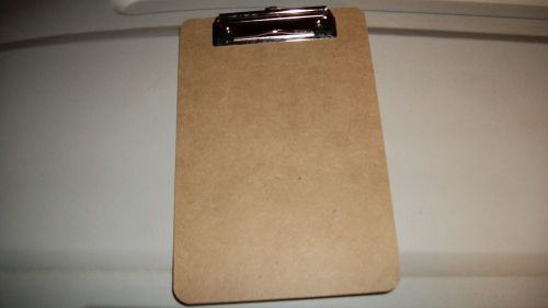 2 - 6 x 9 Clipboards clip board for holding notes, papers , half sheet size.