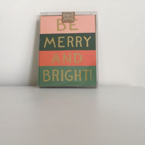 RIFLE PAPER CO BE MERRY &amp; BRIGHT COLORS CARD SET