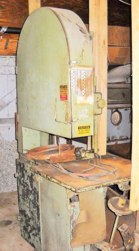 J A Fay &amp; Egan Co Bandsaw resaw tilting table 36 inch cut