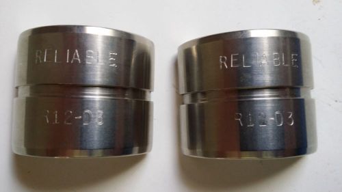 Reliable R12 D3, U-Type Compression Die, 12 Ton for Y35 Tools, NEW