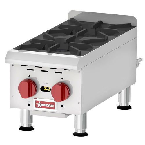 Commercial kitchen countertop gas hot plate range 12&#034; for sale