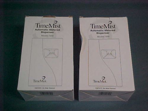 (2) Two NOS ~ TimeMist Model 1000 Air Freshener Dispensers ~ NEW IN BOX !!!
