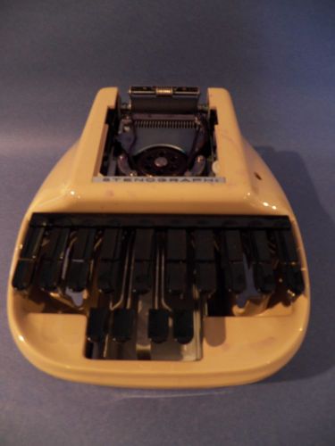 Vintage Stenograph Reporter Shorthand Machine Stenograph with Case