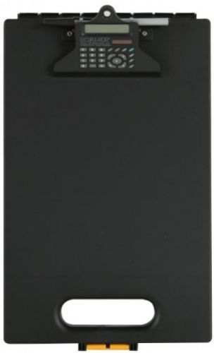 Dexas Clipcase Calculator Storage Clipboard, Black