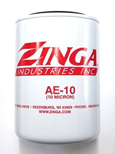 ZA AE-10 - Zinga Spin on Filter 10 Micron 1&#034; - 12 Threads 3.8&#034; Diameter 5.8&#034; Tal