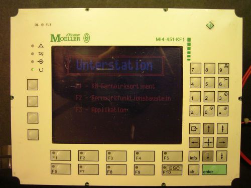 Klockner Moeller MI4-451-KF1 Touchscreen Display MI4451KF1 Interface 24 VDC