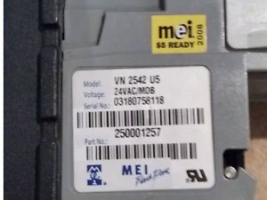 MARS MEI Bill Acceptor/Validator VN 2542 U5 24VAC/MDB