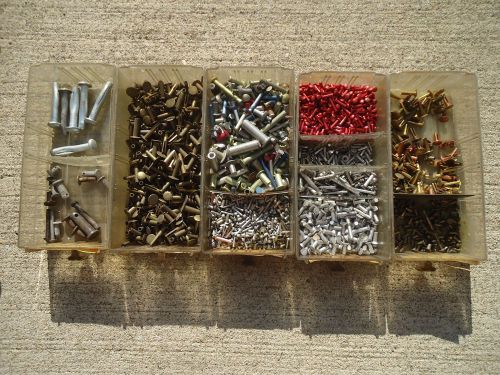 HUGE LOT OF VINTAGE RIVETS in assorted sizes, some may be for aircraft