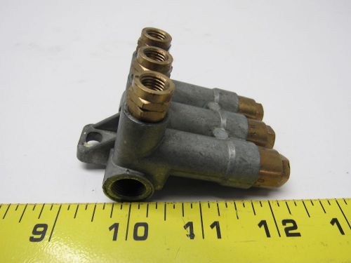 Rv73.011 automatic lubrication system grease injectors 3 port 5/16-24 for sale
