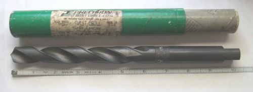 New Precision 25/32&#034; HSS Taper Length Drill 3/4&#034; Straight Shank 10&#034; OAL