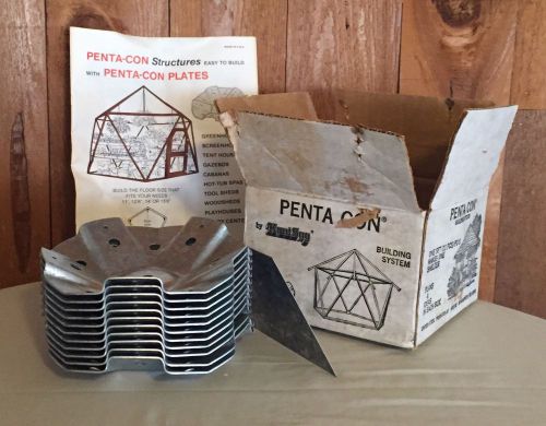 VINTAGE Kant Sag PENTA CON BUILDING SYSTEM Plates 11 PCS UNITED STEEL