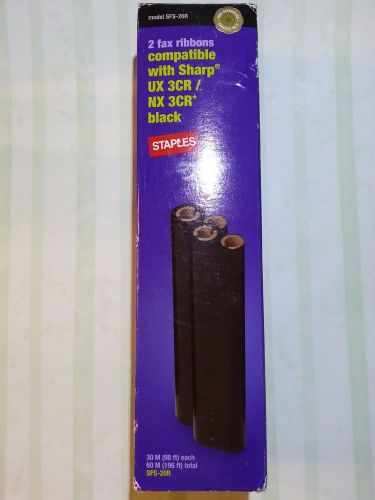 Genuine Sharp UX-3CR Thermal Transfer Ribbon (Staples Brand) (300/305/460) (NEW)