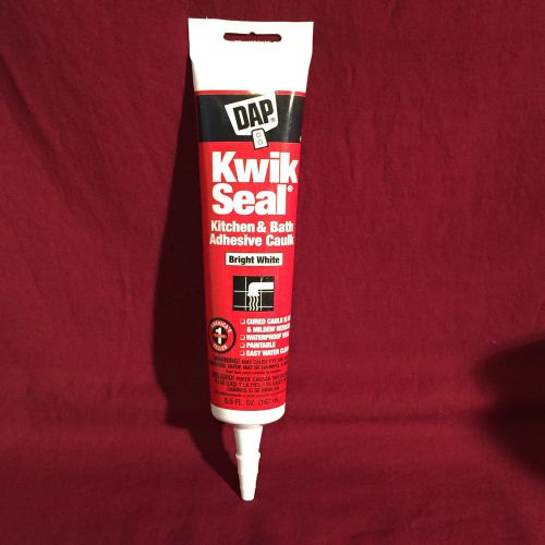 DAP Kwik Seal Kitchen &amp; Batch Adhesive Caulk - Bright White 5.5 OZ