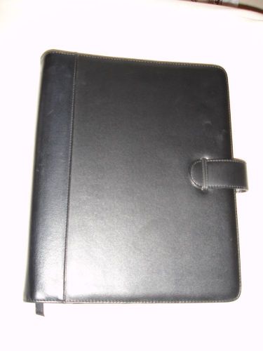 At-A-Glance Black Planner Folio Executive Cover Organizer