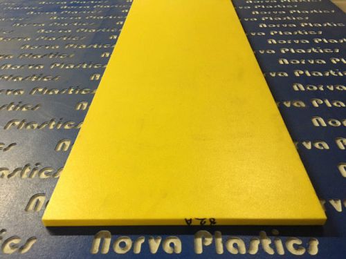 Playboard 1/2&#034; thick yellow  hdpe 11&#034; x  48&#034; cut off in this sale for sale