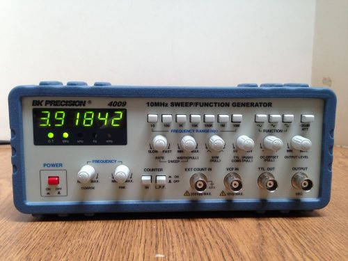 BK PRECISION 4009 10MHz SWEEP / FUNTION GENERATOR GREAT CONDITION