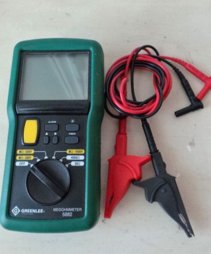 Greenlee 5882 Digital/Analog Megohmmeter Great Price !!