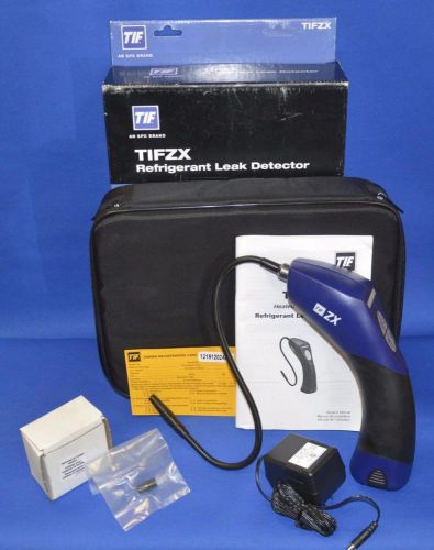 TIF TIFZX Refrigerant Leak Detector Patented Heated Pentode Sensor Tech H26-232