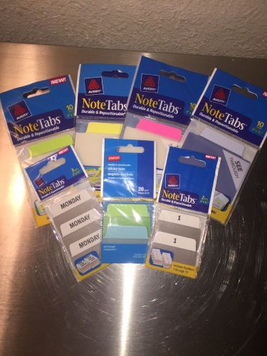 Huge Lot Of Avery Note Tabs!