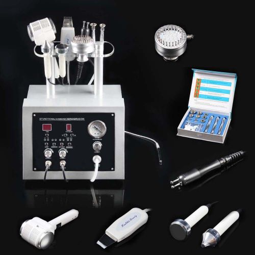6in1 dermabrasion+hot&amp;cold hammer+photon+ultrasound+bio+skin scrubber anti-aging for sale
