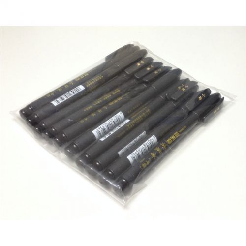 *NEW* OFFICAL Zebra WF3 Scientific Brush (Medium Tip) (10pcs) - Black FREE SHIP