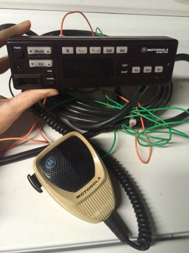 MOTOROLA  SPECTRA  CONTROL HEAD WITH CABLE AND MICROPHONE
