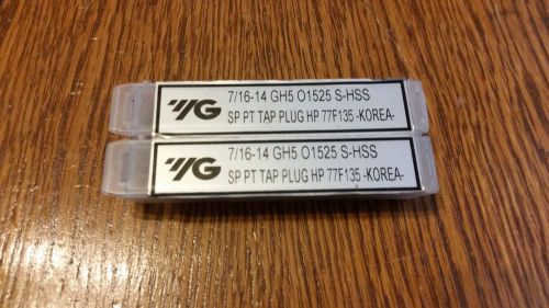 NEW YG1 7/16-14 GH5 O1525 S-HSS SP PT TAP Plug HP No.77F135