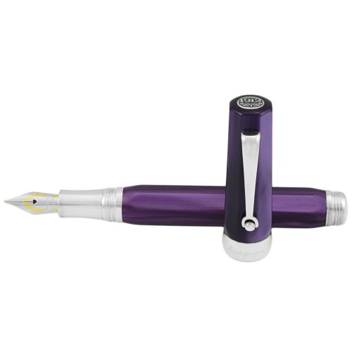 Montegrappa Micra Sterling Silver Purple Fine Fountain Pen ISMCC2AL