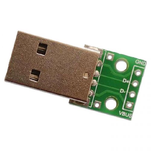 USB Connector To DIP Adapter 4Pin For 2.54mm PCB Board Power Supply DIY