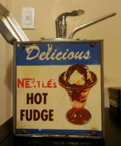 VINTAGE NESTLES HOT FUDGE WARMER KEEPER DISPENSER KARMA Corp USA MODEL FW-101