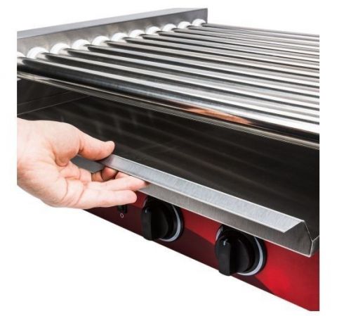 Hot Dog Roller Grill 12 Hot Dog Capacity Avantco RGSeries Stainless Steel 120V