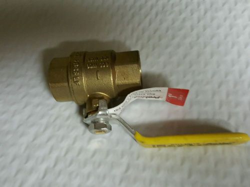 1&#034; Mueller 107-825NL Threaded No Lead Forged Brass Packing Gland Full Port Ball