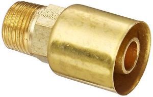 Eaton weatherhead coll-o-crimp 33808p-106 male pipe rigid fitting ca360 brass... for sale