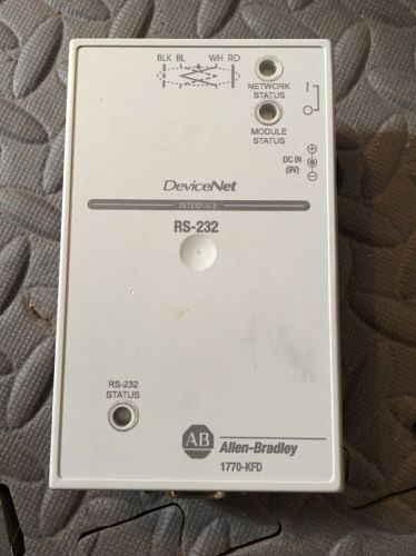 Allen Bradley Device Net Interface - RS-232 1770-KFD/A