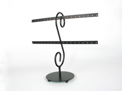 Black Wire Earring Display Stand Countertop 16 Pair