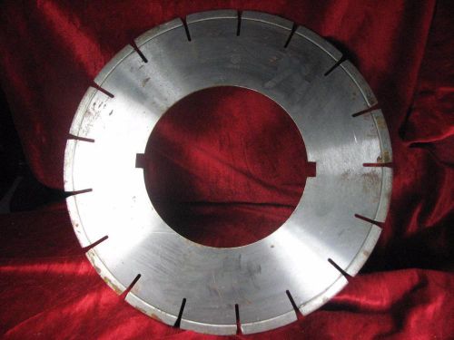 WSA 2-96 5102 Diamond Tipped Circular Saw Blade 12&#034; with a 6&#034; arbour hole