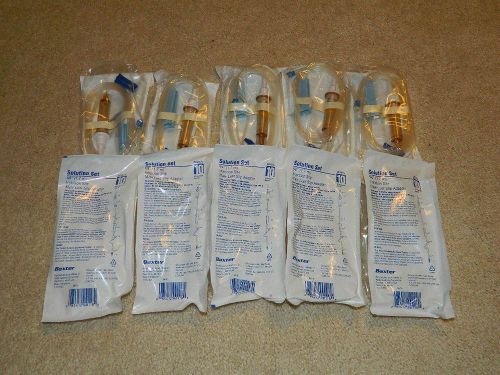 Solution Set 68&#034; Injection Site Male Luer Slip Adapter #2c5417s New Lot of 10