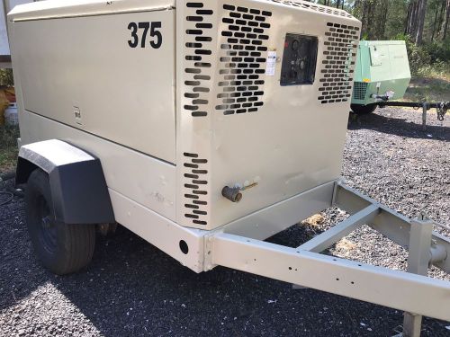 2002 ingersoll rand hp 375 towable diesel air compressor for sale
