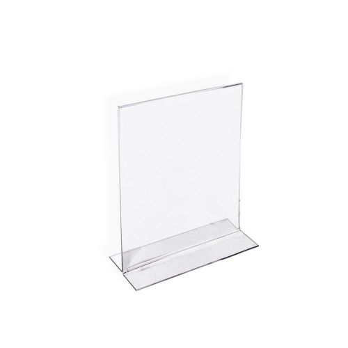 Azar 152722 5-Inch by 7-Inch Vertical Double-Sided Stand Up Sign Holder, 10 C...