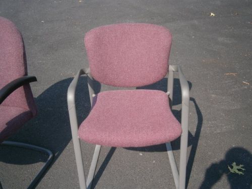 16 Haworth Sled Base Office Reception Conference Side Chairs