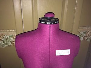 Dritz My Double Deluxe Dress Form Plum Mannequin Adjustable – Sz Small Minty