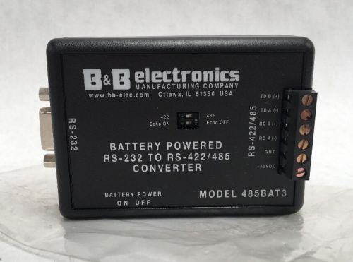 B&amp;B Electronics Battery Powered RS-232 to RS-422/485 Converter 485BAT3