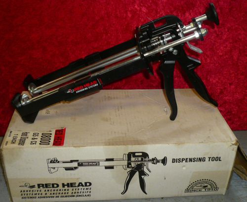 Red head e102 12&#034;  g5-c6 dual epoxy manual adhesive caulk gun applicator nos for sale