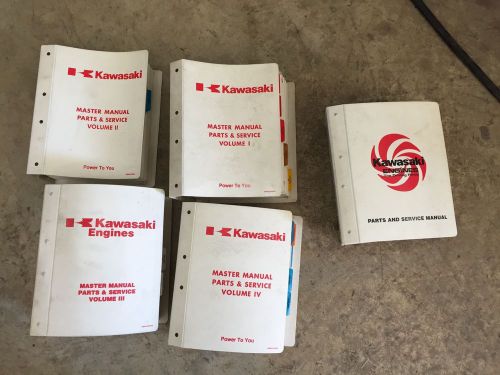 Kawasaki Engines Master Manual Parts &amp; Service Manual Volume I, II, III, &amp; IV