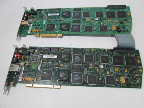 Lot of 2 Dialogic D300JCTE1120W D44902-001 56-0166-03 Media Voice Fax Board